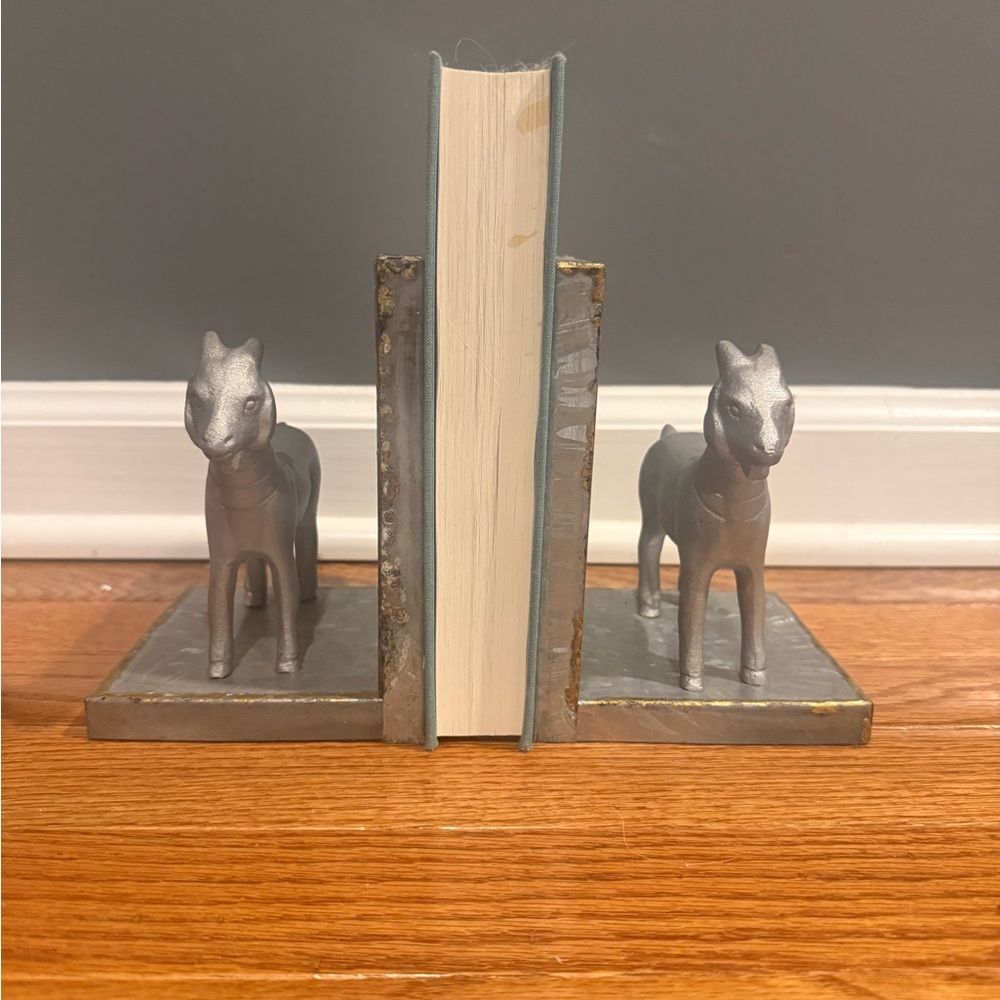 Magnolia Metal Goat Bookends 🐐